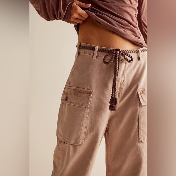 FREE PEOPLE We The Free Mending Heart Barrel Pants - Picture 3 of 12